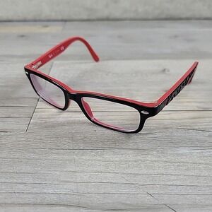 Ray-Ban Kids Eyeglasses RB‎ 1535 3573 Black Red Frames Only 48-16-130